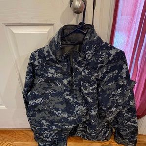Blue Camoflauge Gore Tex Jacket